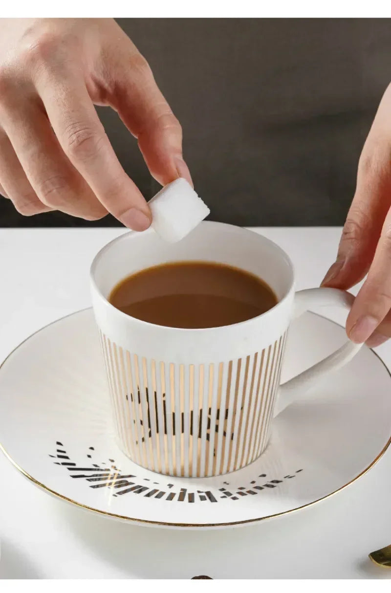 New Dynamic Mirror Reflection Cup Mug 250~300ml Home Drinkware Creative Ceramic Anamorphic Cup Coffee Tea Set Interesting Gift