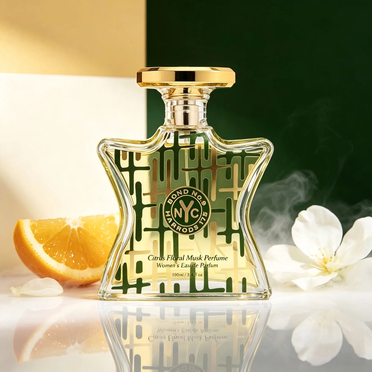 Bond No 9 Harrods EDP 100ml Women Citrus Floral Musk Perfume Long Lasting Luxury Niche Fragrance Elegant London Signature Scent Back to School Fall Fashion Halloween Christmas Holiday Gift Single Bottle