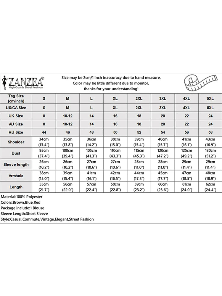 ZANZEA Summer Fashion Embroidered Openwork Blouses Women Casual V-Neck Short Sleeve Hollow Out Lace Blusas Mujer Solid Chemises