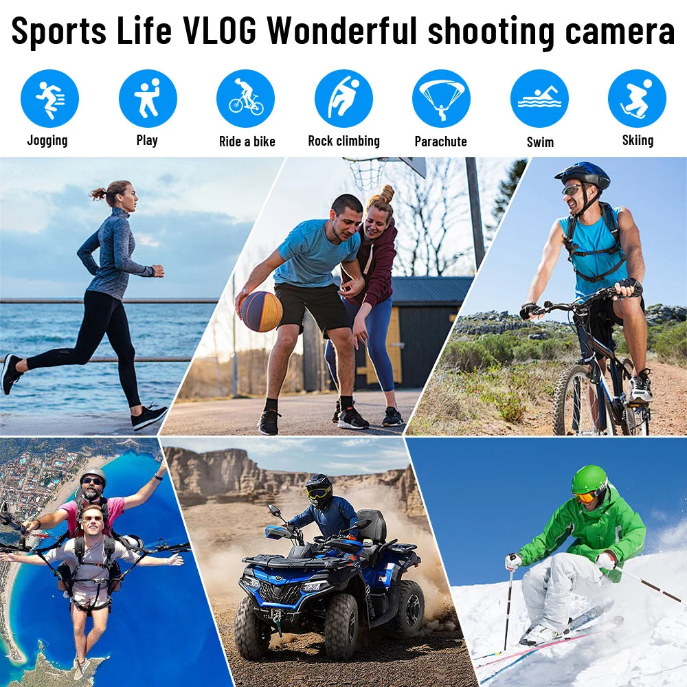1080P HD Mini Action Camera Portable WiFi Hotspot Mini DV Camera, Waterproof Outdoor Sports Camera, Motorcycle Driving Recorder