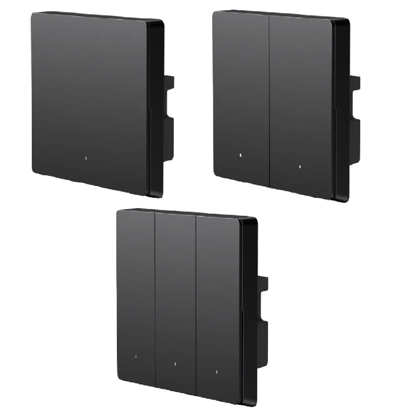 Xiaomi Smart Wall Switch Single Double Triple Key Dual Control Live&Neutral Line Work for Smart Light Mi home App