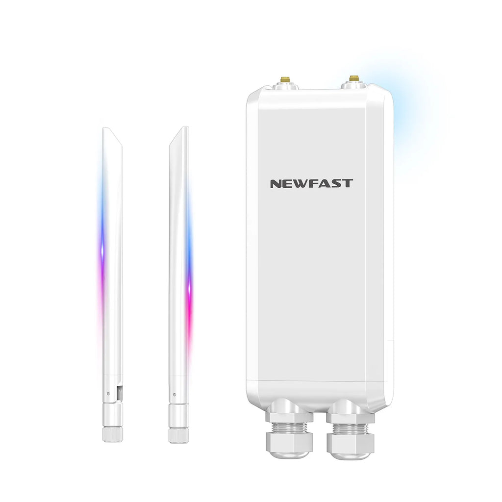 NEWFAST 2.4G/5.8G Outdoor Wireless AP 1200Mbps Access Point 48V POE Wifi Router Long Range WI-FI Extender Gigabit