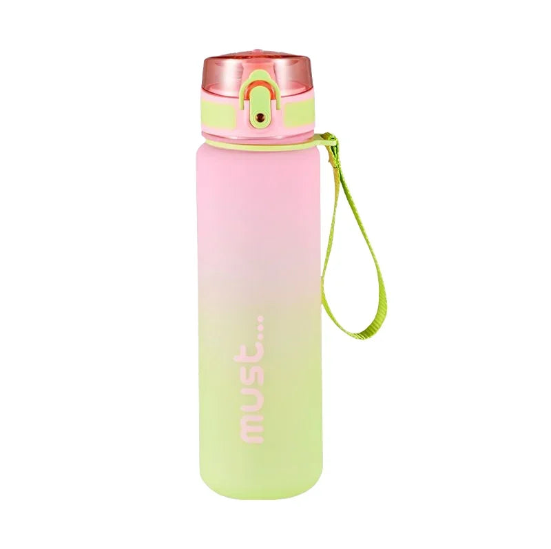 500ml 650ml Sports Water Bottle BPA Free High Capacity Plastic Fitness Portable Durable Camping Hiking Outdoor Sports Bottle