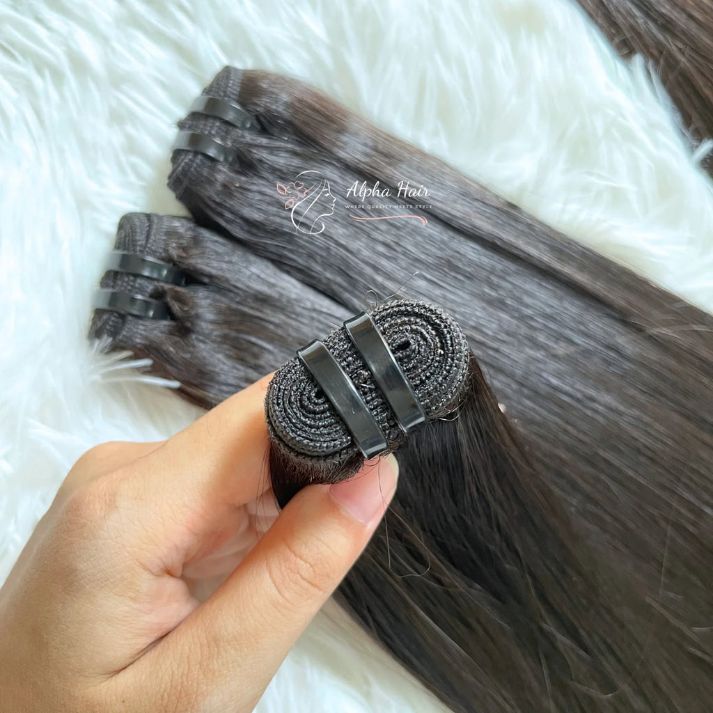 Best Rated Natural Color Bone Straight Silky Human Hair Wigs Premium Quality Human Hair Extensions Manufacturer Supplier
