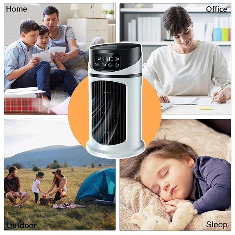 USB Portable Mini Air Conditioner Water Cooling Air Cooler Fan For Home Office