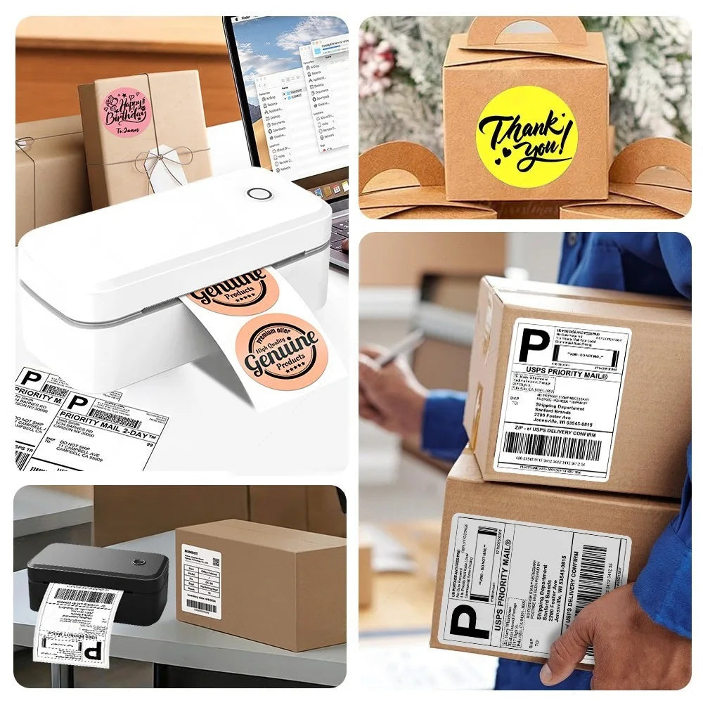 Marklife Thermal Label Printer X4 Small Shipping Label Printer For 4x6 Packages Printing Bluetooth & Automatic Label Recognition