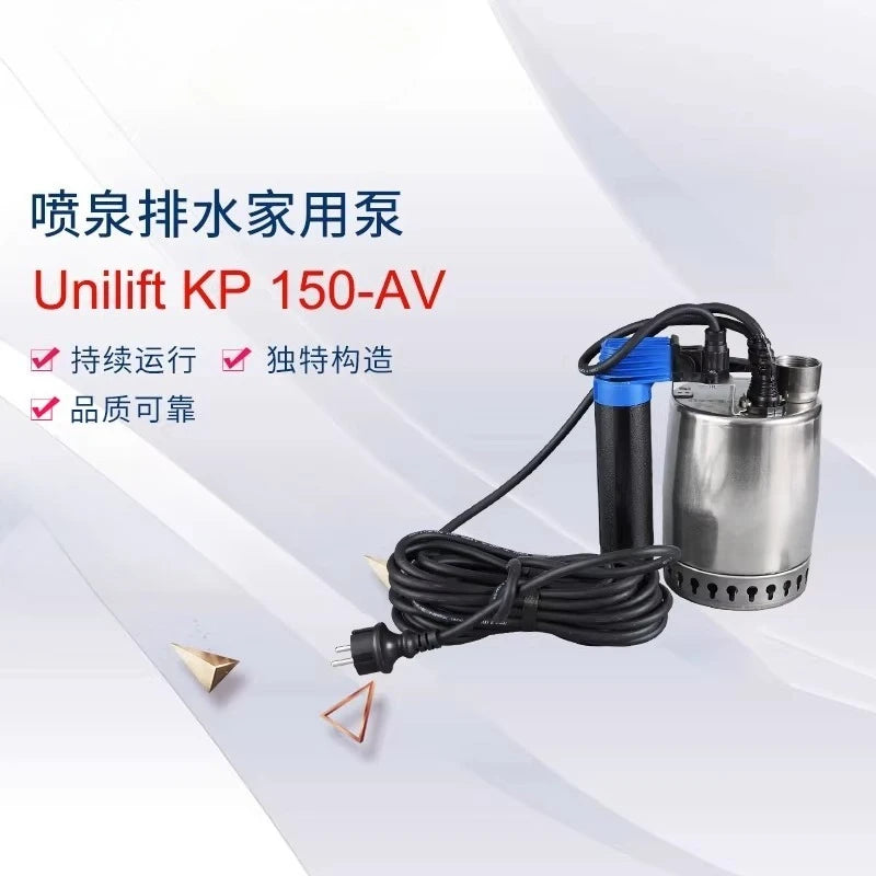 imported submersible sewage pump Unilift KP 150-A automatic float low water level stainless steel
