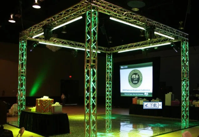 【Direct Factory Sale】Quick Install Small Lighting Booth With Stage For Sale