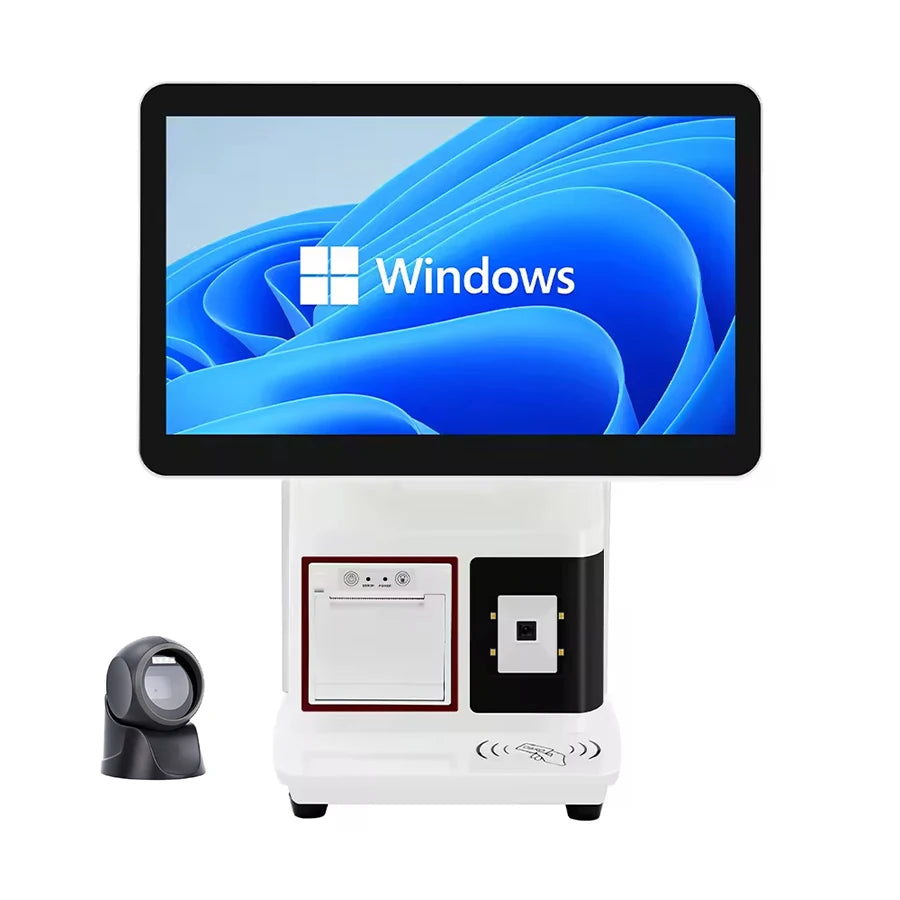 Full-Function All-in-One Touch Screen POS System Premium Cash Register Hardware Machine