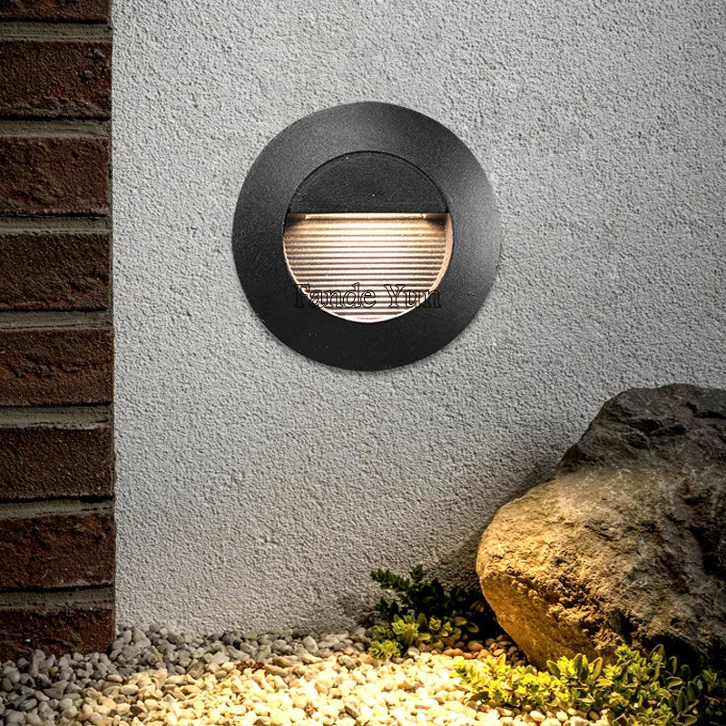 LED Stair Light 3W 5W Recessed LED Step Lamp Pathway Wall Corner Lamps AC85-265V Wall Light DC12V Outdoor Waterproof IP65