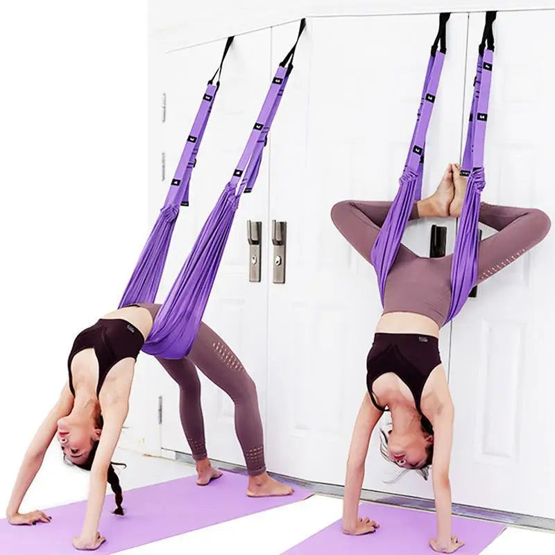 Yoga Inversion Sling Door Strap Backbend Stretch Harness Polyester Fitness Support for Home Training Flexibility Exercise