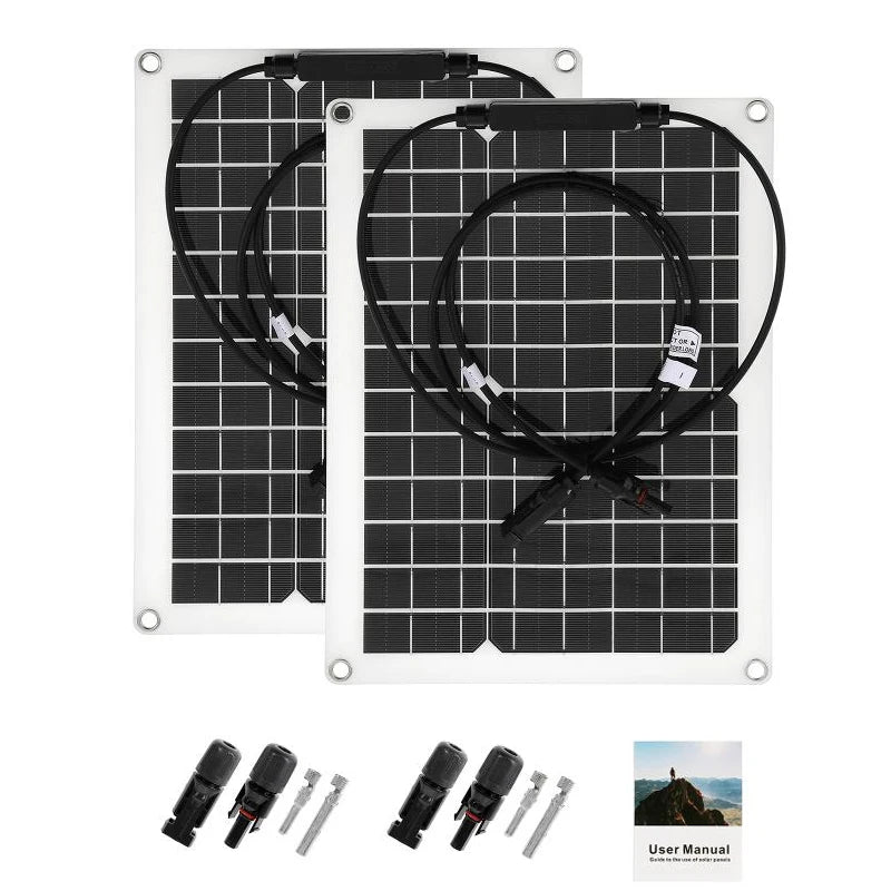 12V to 220V Solar Power System 300W Solar Panel 10A-100A Controller 1500W Modified Sine Inverter Complete Power Generation Kit