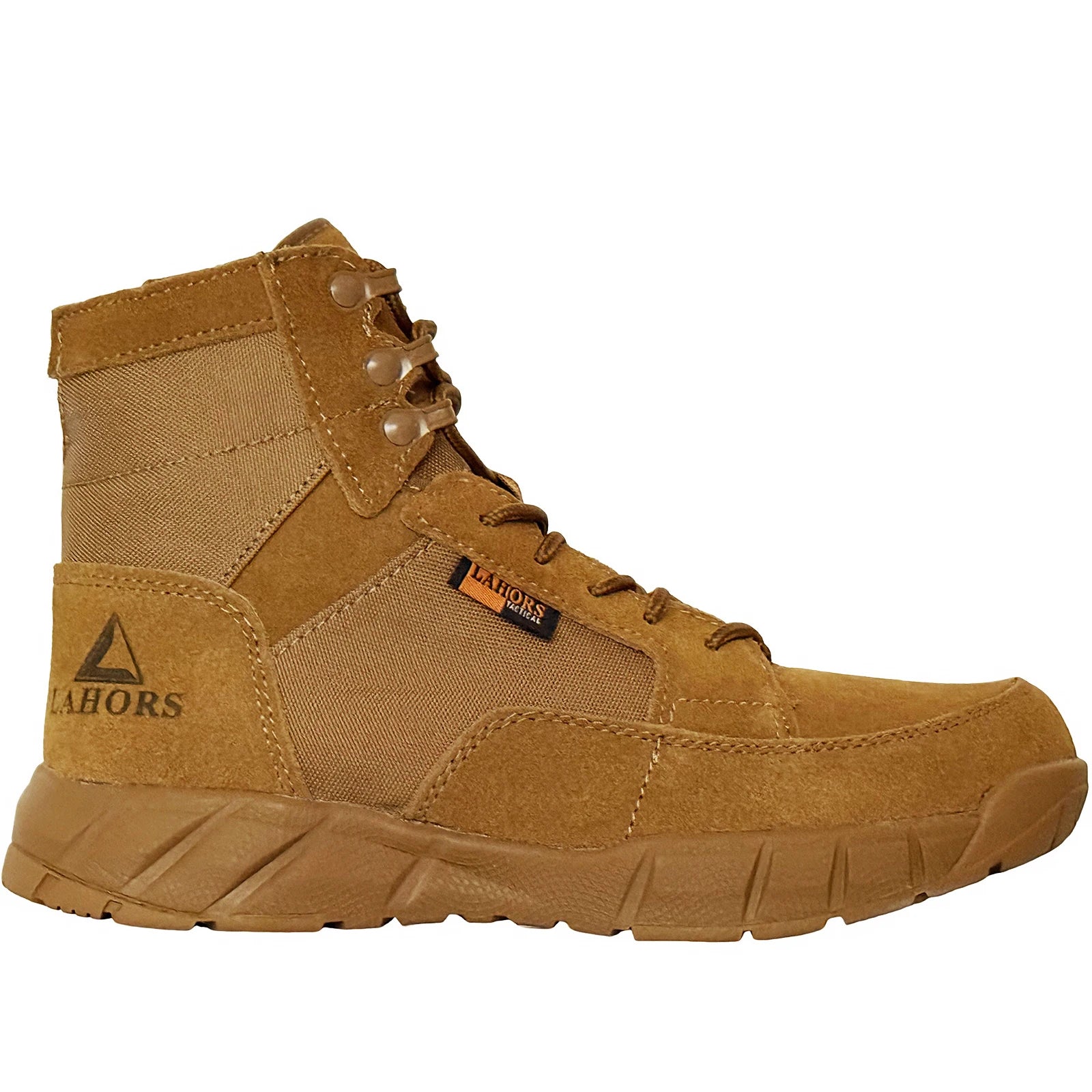 LAHORS® Lightweight 6 INCH Man Tactical Boots With Zip Combat Training Lace Up Waterproof Outdoor Hiking Breathable Ankle Shoes