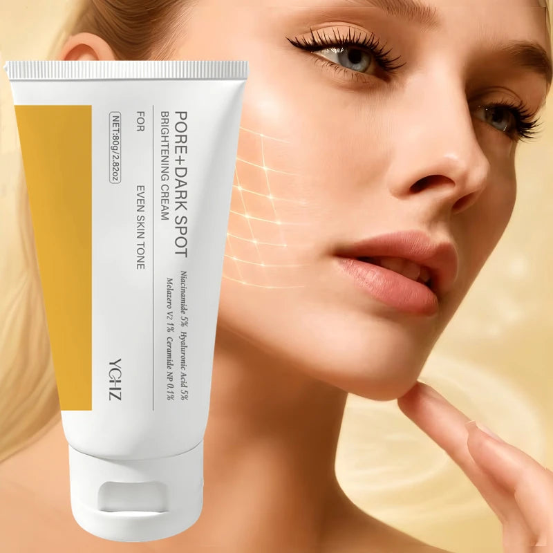Facial Brightening and Firming Cream, Pore and Dark Spot Brightening Cream | Contains Niacinamide, Pore Minimizing Agent, Non-Irritating Moisturizer for Sensitive Skin, Contains Plant-Derived Squalene.