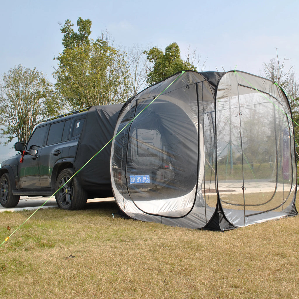 Car Tent trailer Tent, Car Tailgate Tent,Pop Up Car Rear Tent, SUV Tents Car Tents for Campers Multipurpose Truck Tent
