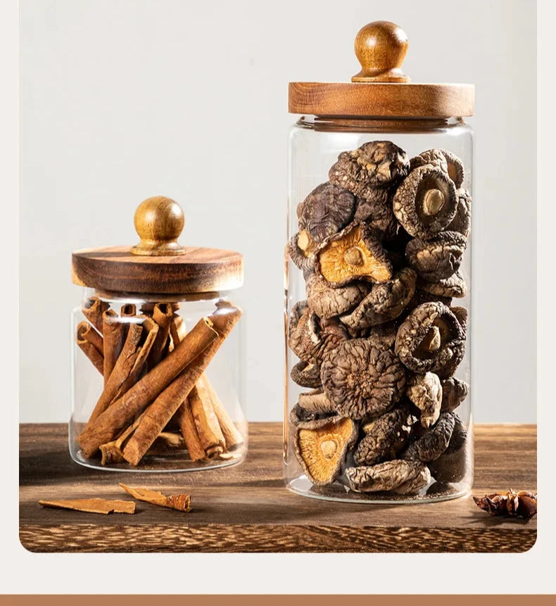 Sugar Coffee Tea Containers Airtight Food Containers Hermetic Pots for Food Container for Cereals Glass Jar With Lid Storage