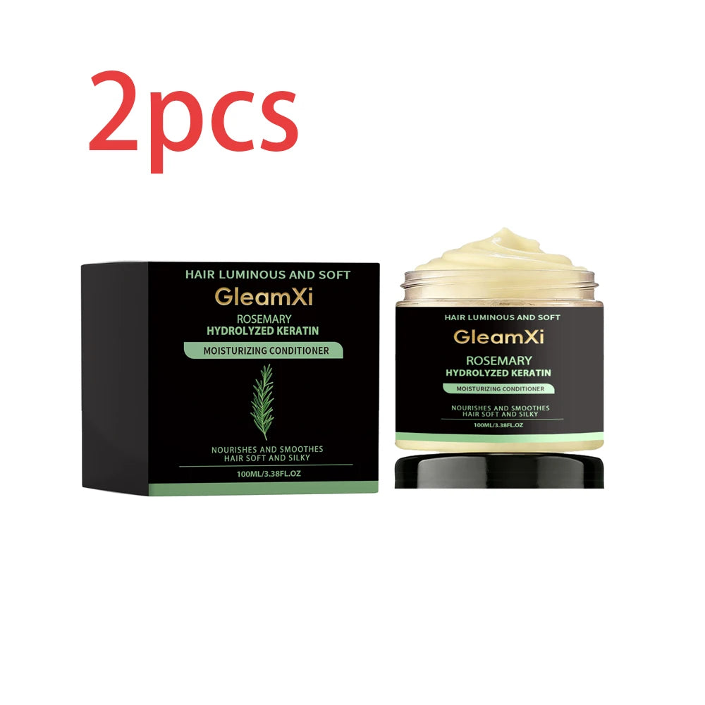 Rosemary Hair Set Shampoo Conditioner Oil Nourishing Smoothing Hydrating Silky Shine 3pcs Daily Care