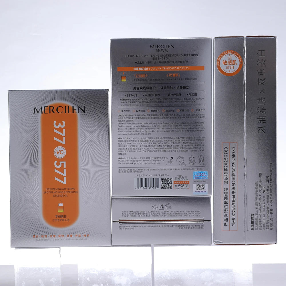 377 Whitening Essence Oil Facial Care Tightening Moisturizing Hydrating Brightening Skin Face Serum Korean Skincare Products