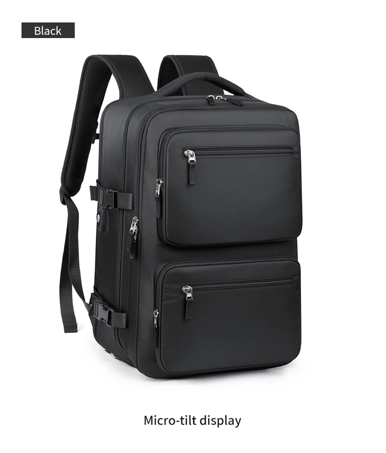 Large Travel Backpack for Women Men Cabin Bag Multifunctional Airplane Waterproof Backpack with USB Charging Anti-Theft Backpack