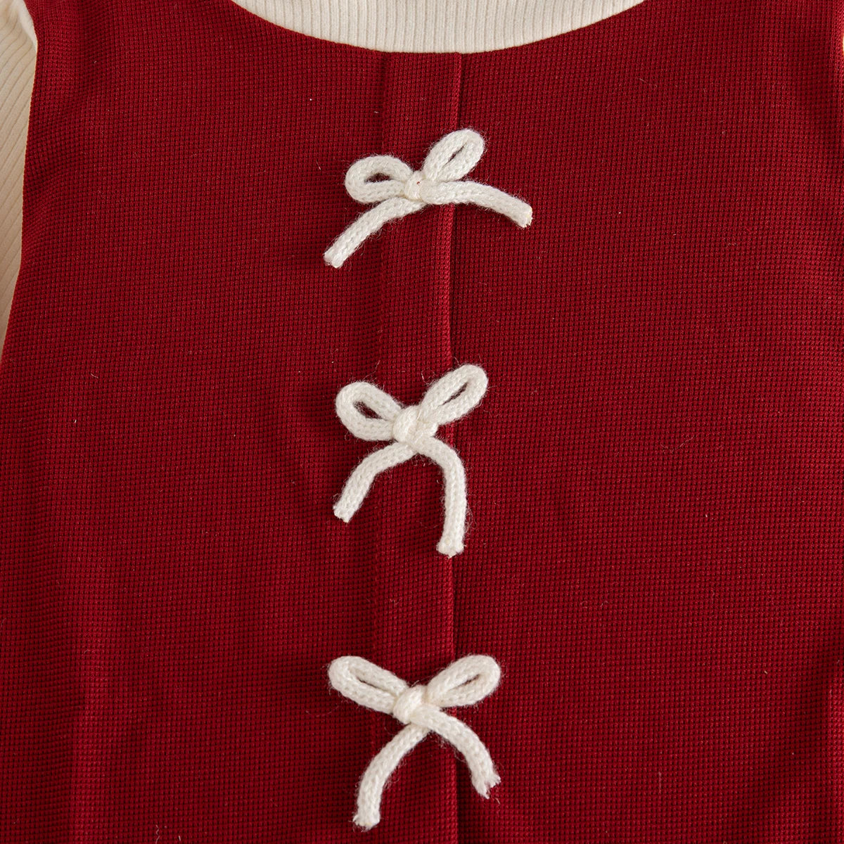 Baby Girl Dresses Spring/Fall Bow-Tie Cotton Long-Sleeve Girls Dresses Adorable First Birthday Baby Dresses Baby Girl Clothing