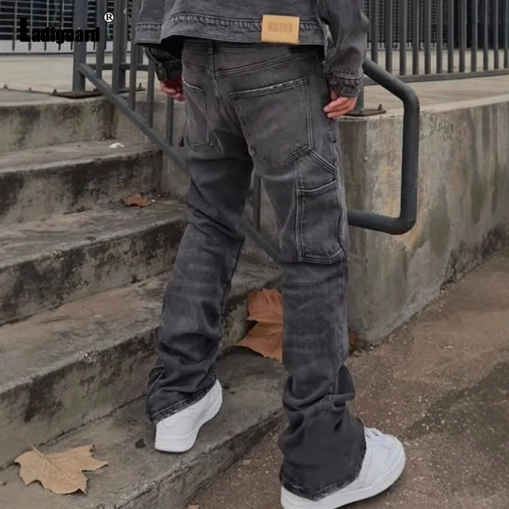 Large Size Mens Sexy Jeans Pants Casual Denim Pantalon Men Clothing 2026 European and American style Fashion Cargo Jean Trousers