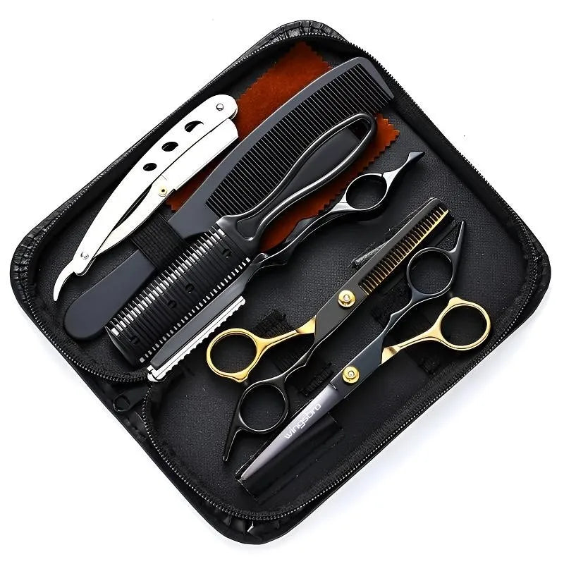 Japanese Hair Scissors Set Hairdressing Scissors Kit Hairdresser Shaver Haircut Scissors