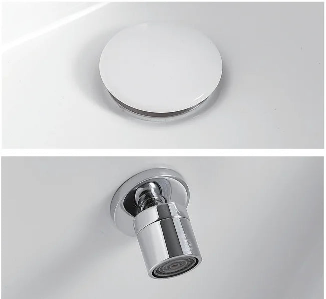 Bathroom Basins Foot Mounted Pedestal Sink White Ceramic Hand and Foot Wash Basin