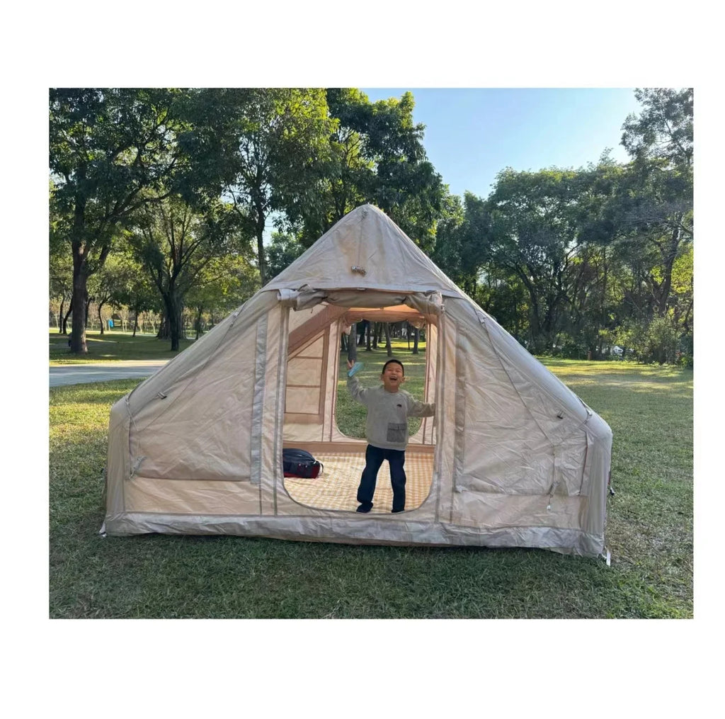Large Waterproof Durable Inflatable Tent, Family Airtight House for Camping RV Travel