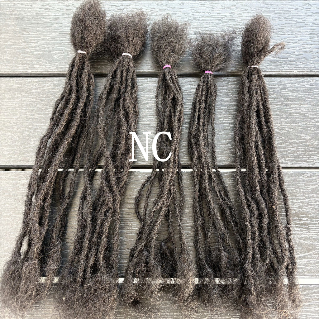 0.2cm Colored Handmade Inter Loc Extension Human Hair 10in Permanent Micro Sisterlocks Extensions Natural Looking Soft Dreadlock
