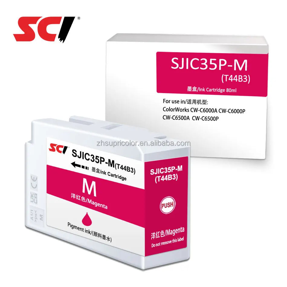 Factory SJIC35P US America T44B1 Glossy T44B5  MBK SJIC-35P for Ep-son ColorWorks CW-C6000A C6000P C6500A C6500P Label Printer