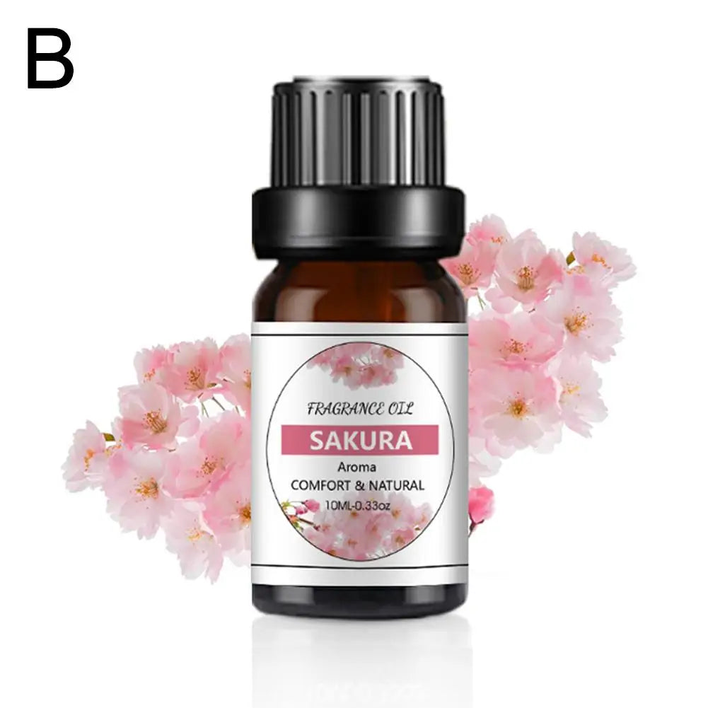 10ML Essential Oils Lavender Jasmine Essence Fragrance Oil for DIY Scented Candle Soap Car Air Freshener Perfume
