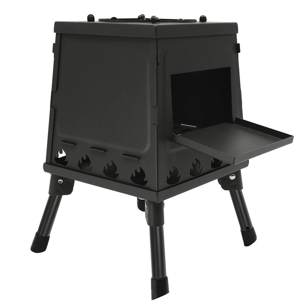Tent Stove | Black/Green | Portable Wood Stove for Camping Outdoor | Tent Heater Camping Stove Wood Tent Stove Outdoor