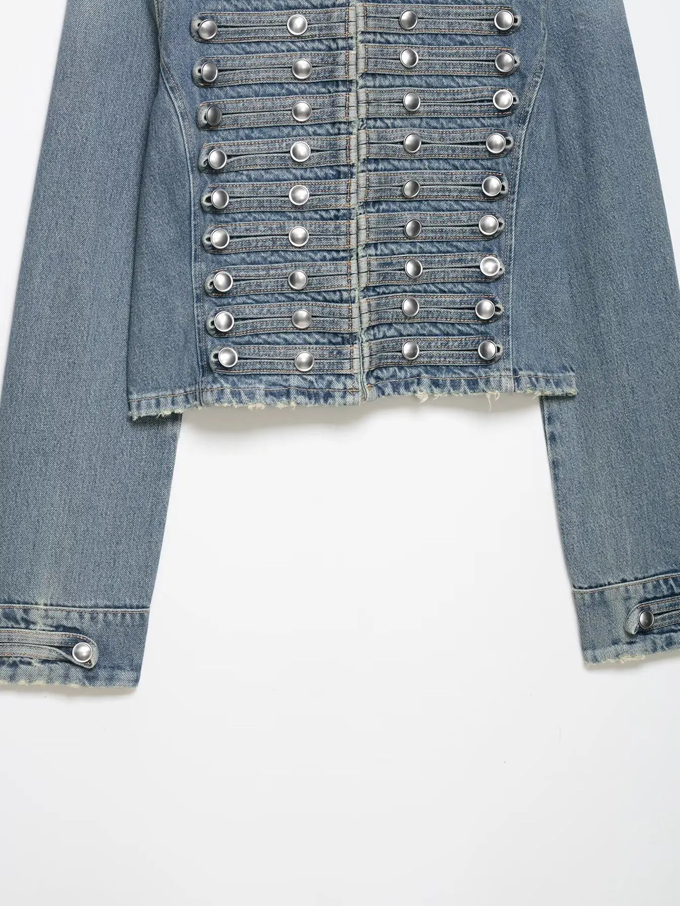 HH Women Shorts Suit Versatile Splicing Button Decoration Casual Denim Jacket+2026 Fashion High Street Low Waist Mini Shorts