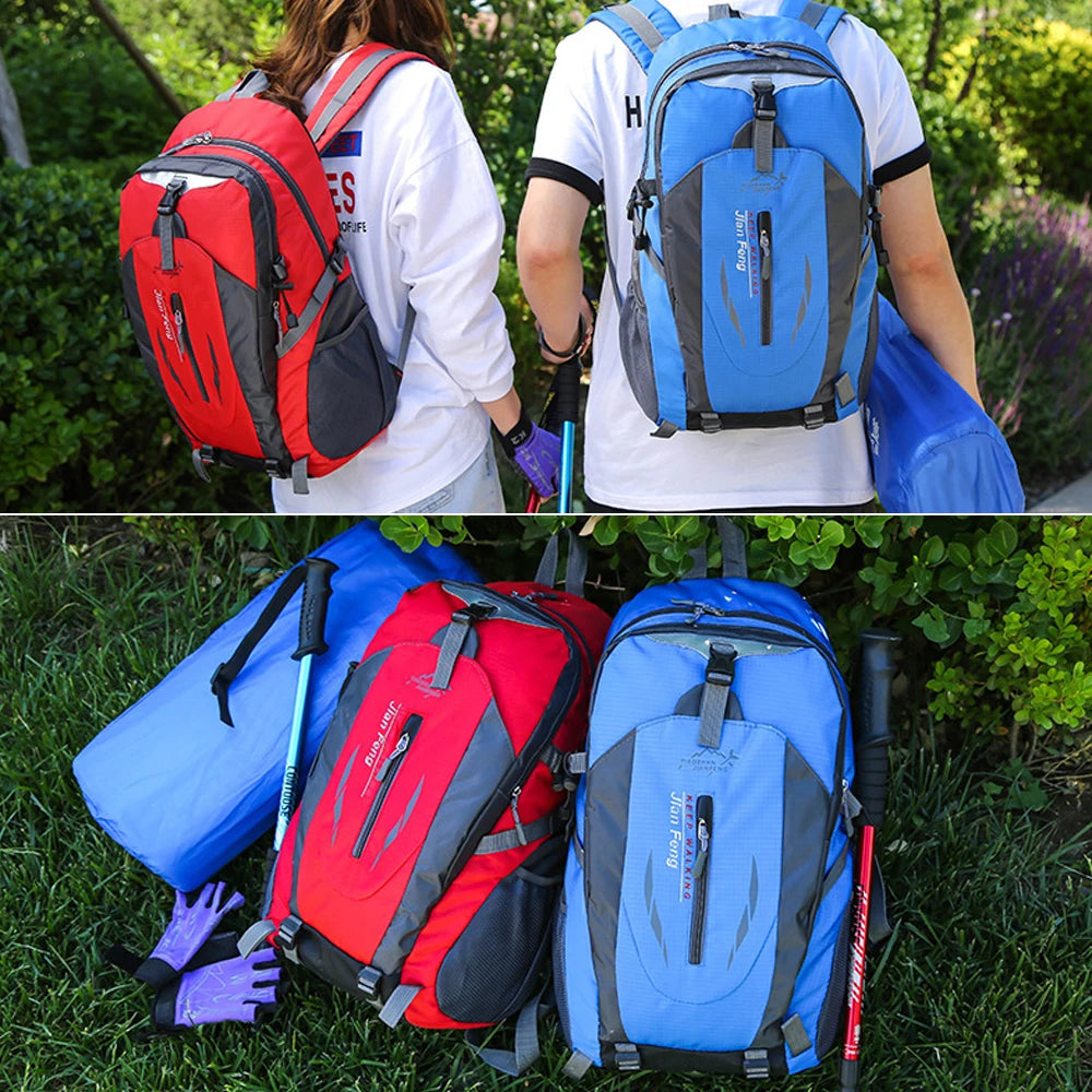 1Pcs Large Capacity 40L Hiking Backpack Lightweight Waterproof Foldable, Outdoor Camping Trekking Travel Bagpack