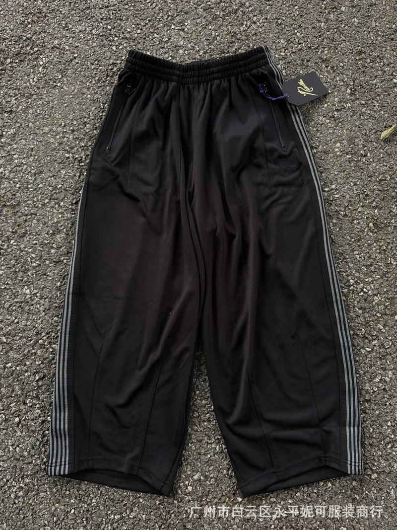 2026 Casual Loose Sports Pants  Embroidery Woven Belted Straight Leg Long Trousers for Men And Women Spring Autumn Fashion JK