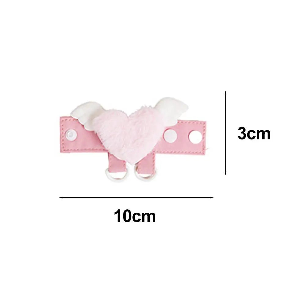 Cute Cartoon Doll Keychain Creative Angel Wings Bag Pendant Kawaii Backpack Charm DIY Keyring Jewelry Accessory Girl Gift