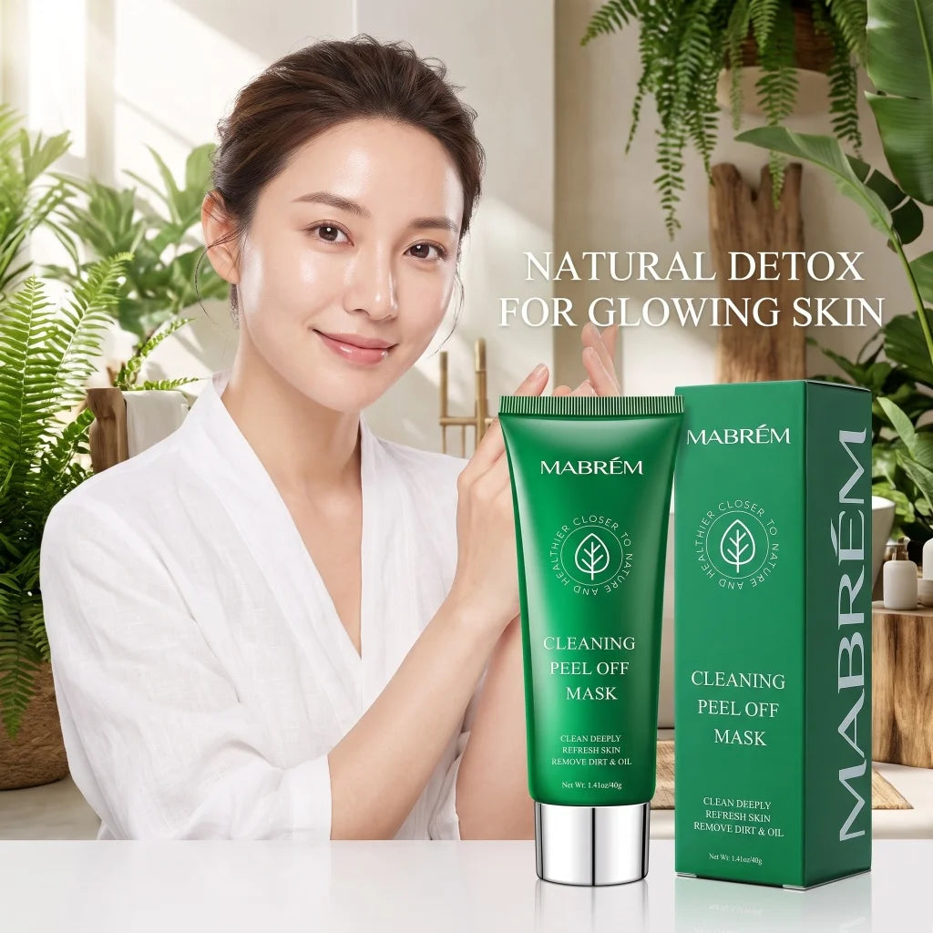 Tear Pull Facial Mask Remove Blackheads Balance Oil Refine Pores Smooth Rough Texture Deep Purify Skin Cleansing Mask