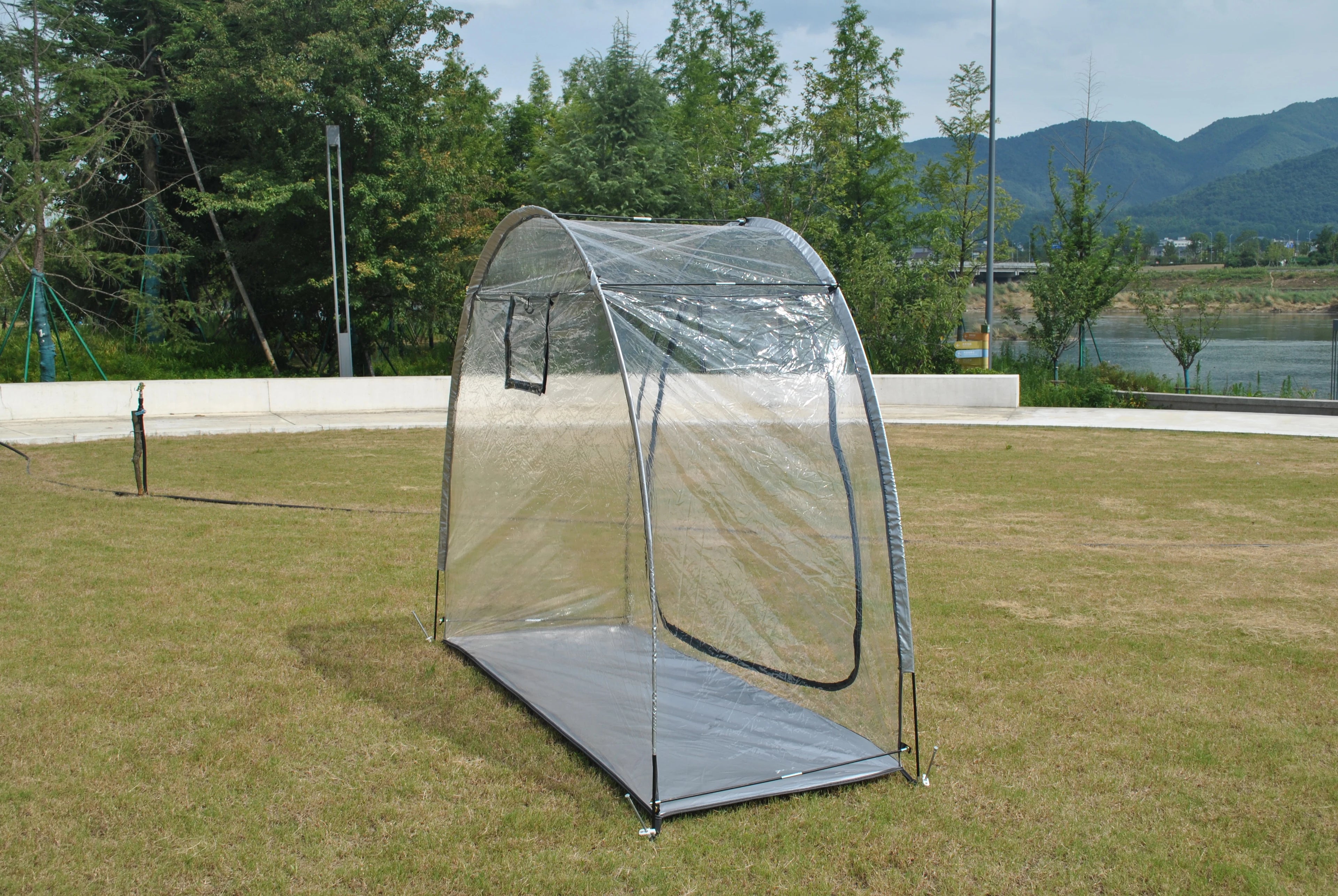 Weather Resistant Outdoor Clear Tent for Bike Trip Camping Picnic Winter Sports Transparent Fishing Shelter Garden 4 Season