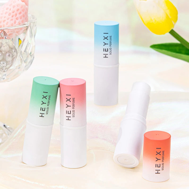 Solid Fragrance Cream, Natural Formula with Long-Lasting Light Fragrance, Mild and Non Irritating/With Plant Squalane