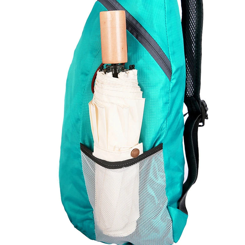 Outdoor Folding Backpack Waterproof Ultra Lightweight Portable Travel Bag Folding Handy Bag Lightweight Travel Men Women Daypack