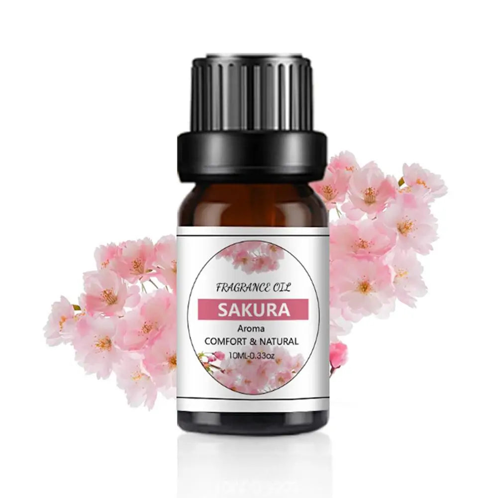 10ML Essential Oils Lavender Jasmine Essence Fragrance Oil for DIY Scented Candle Soap Car Air Freshener Perfume