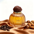 Maison Asrar Coffee Blend Eau De Parfum: Sweet Almond Milk Coffee Liquorice Musk Caramel Nut Vanilla Perfume for Women