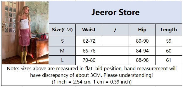 Sexy Pink Sequin Midi Skirt Women Ruched Lace Patchwork Elastic Waist Bodycon Pencil Skirts Lady Club Party Dating Glitter Wear