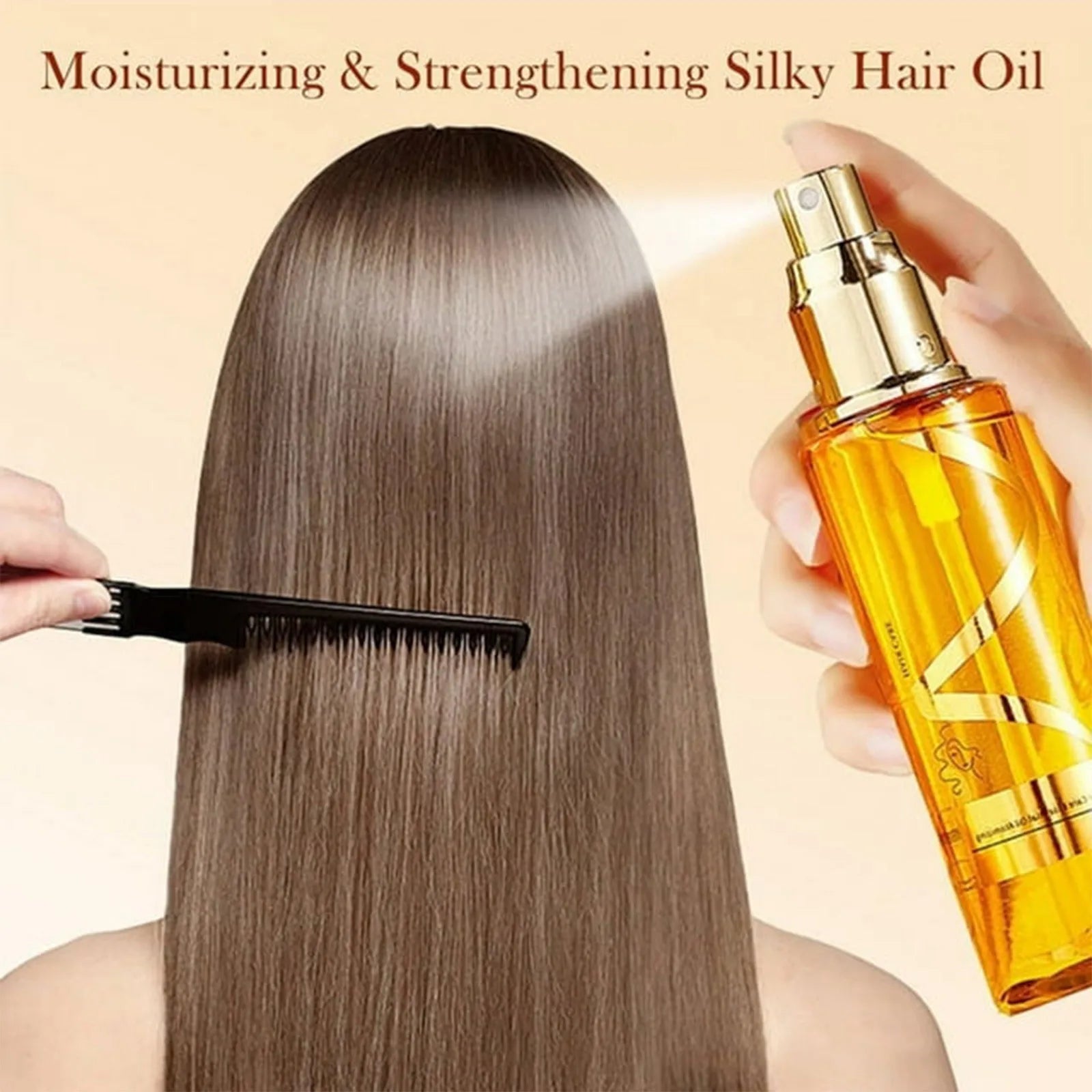100ml Hanboli Smoothing Silky Hair Vitamin Capsules Repairing Damaged Hair Oil Nourishing Hair Care Essence Products