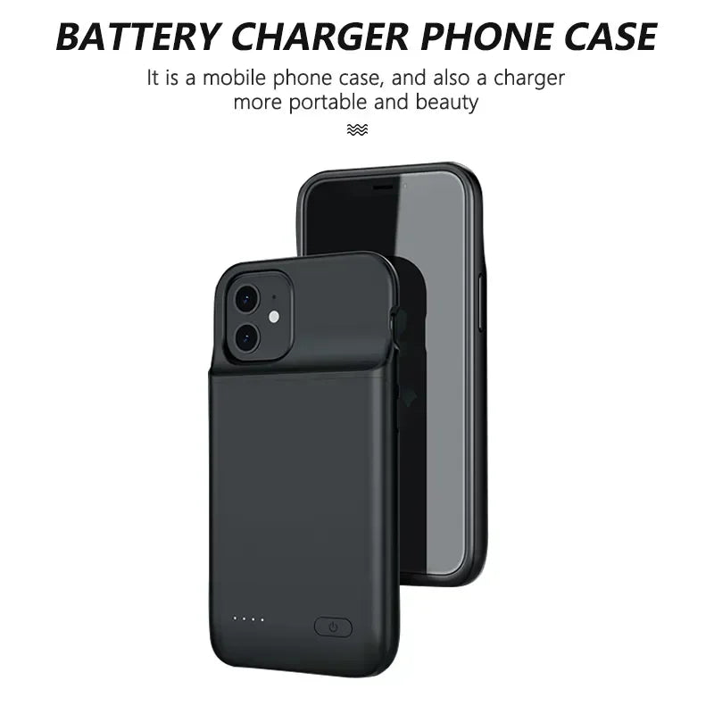10000Mah  Battery Charger Case For iphone 14 Plus 15 Pro 12 Pro Max 11 Pro X XS XR XS Max 6 6S 7 8 Plus Battery Case Pow