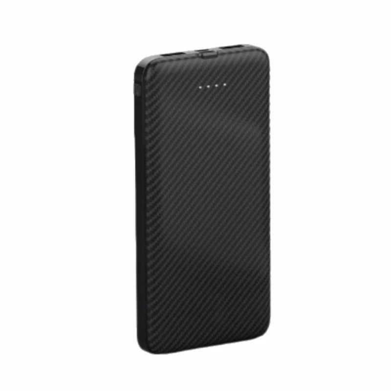 20000mAh 10000mAh Power Bank with Large Capacity Fiber Texture Case Design Thin and Easy To Carry Dual Input