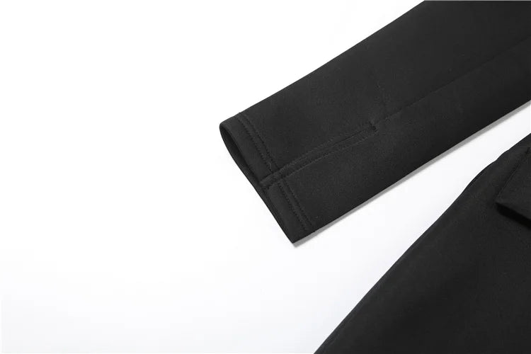 Nibber Elegant Fashion Office Style Dress Woman Button Pocket Decoration Stand Collar Simple Full Sleeve Casual Mini Bodycon
