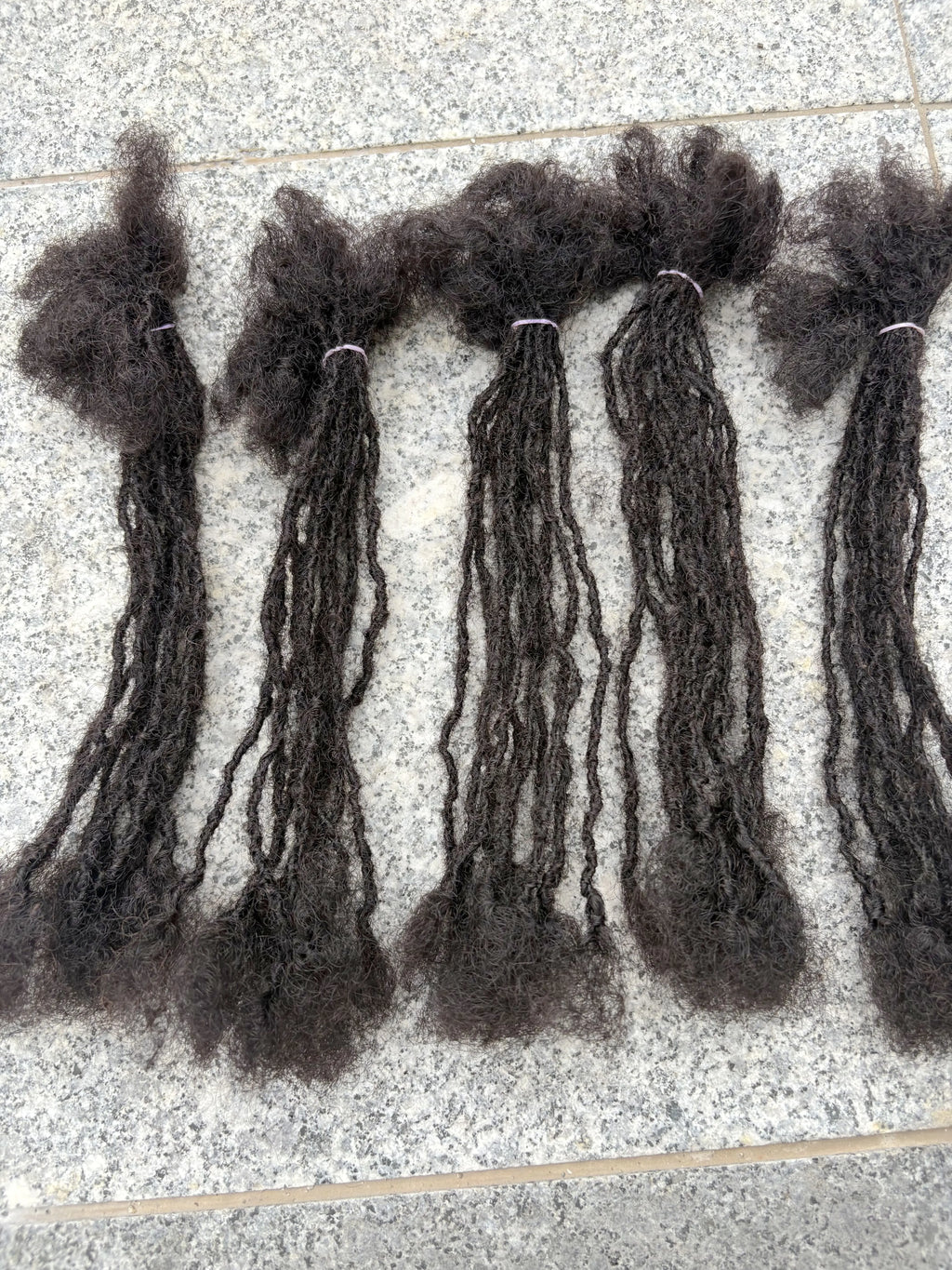 0.2cm Colored Handmade Inter Loc Extension Human Hair 10in Permanent Micro Sisterlocks Extensions Natural Looking Soft Dreadlock