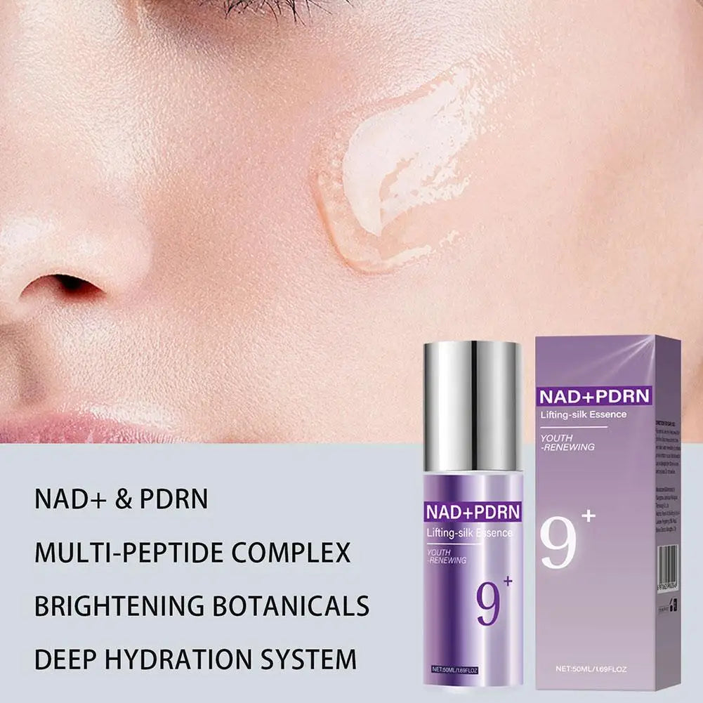 50ml NAD+ Lifting-sil Essence Powerful Peptide Complex Reduces Signs Of Aging Restores Skin Fullness Elasticity Deep Hydration