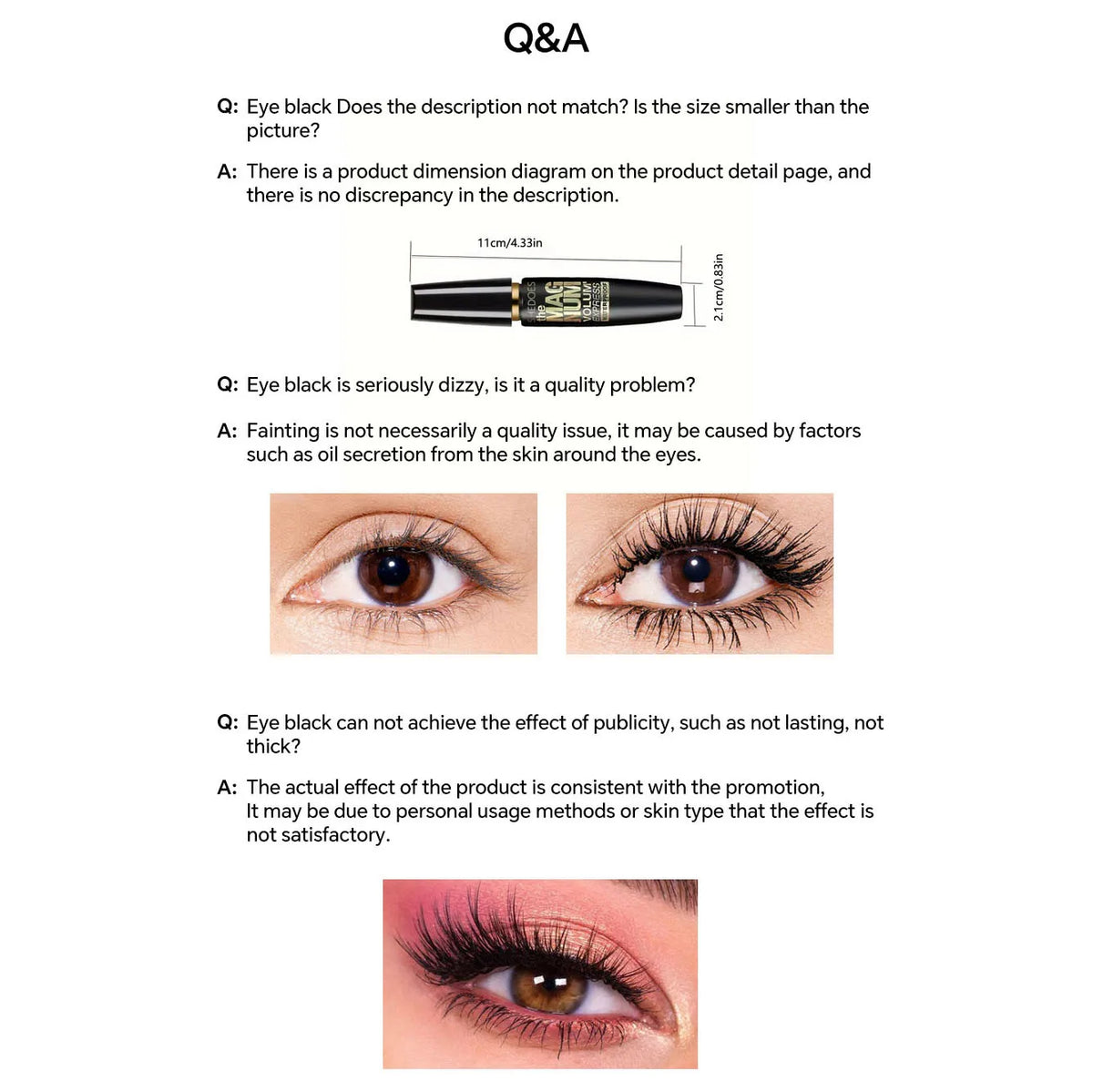 4D Color Mascara – Lengthening & Volumizing Lash Makeup